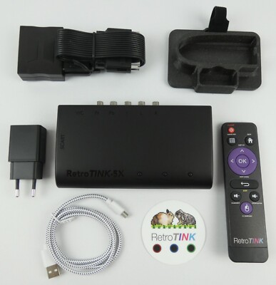 RetroTINK-5X Pro HDMI Upscaler Analog Digital 1080p SCART