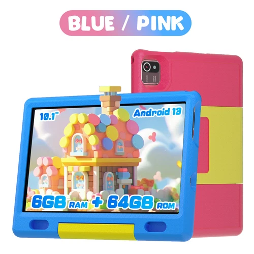 AEEZO Kinder Tablet 10,1" Android 13 Tablets 6Gb + 64GB mit Stoßfest für 3-12 - Bild 1 von 15