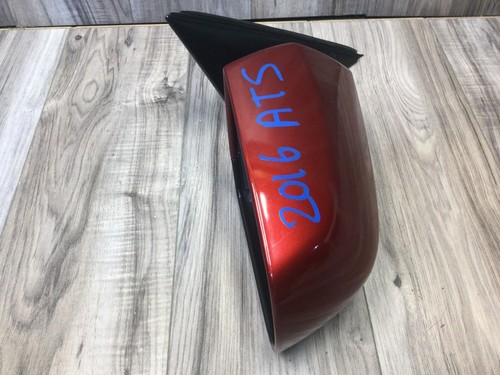 2014-2018 CADILLAC ATS RH PASSENGER SIDE VIEW POWER MIRROR ASSEMBLY OEM RED - Picture 3 of 6
