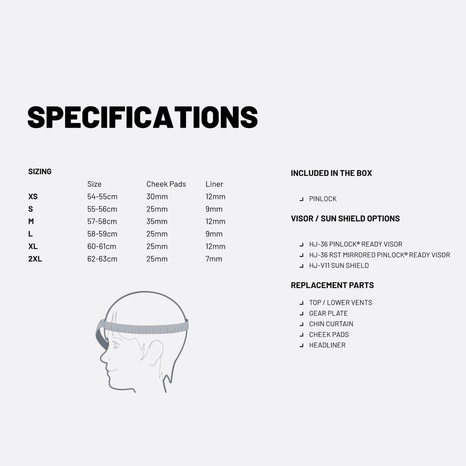 HJC I100 Casco Modular Semi Plano Negro - Imagen 2 de 4