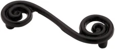 3" Swirl Pull Black
