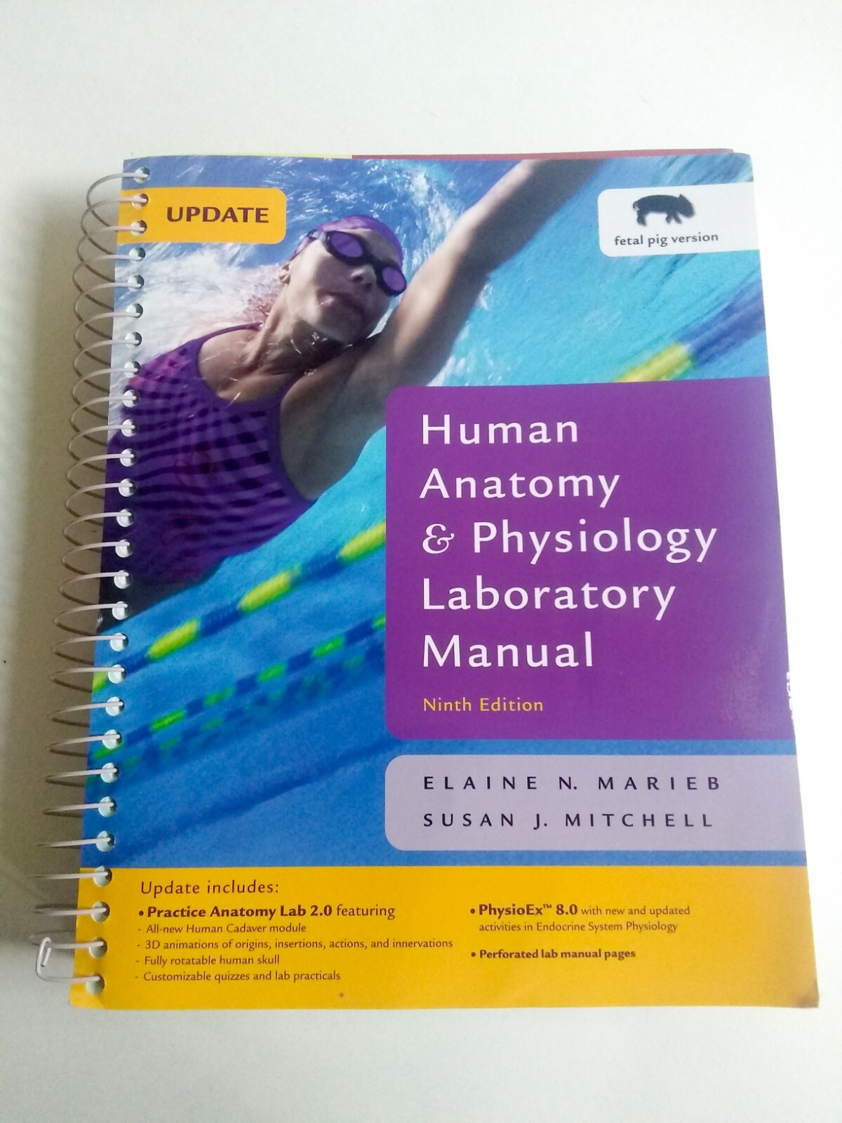 Human Anatomy Physiology Laboratory Manual by Marieb/Mitch 9th Edition
