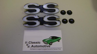 Hugger Performance 1968 Camaro 350 RS Emblem Kit – GM Licensed, 35pc Rally Sport Badge Set