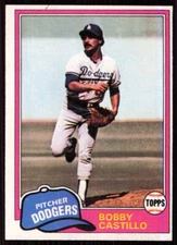 1981 Topps Bobby Castillo Los Angeles Dodgers #146