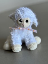 TY FLEECIA the 4" LAMB BASKET BEANIE BABY