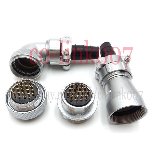 WF28 16Pin Electrical Connector Plug Socket10 Wire Waterproof Connector 10A IP67 - Picture 3 of 5