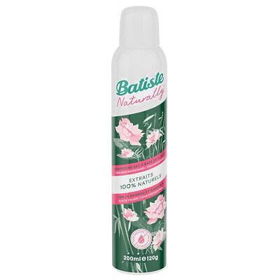 200ml batiste Naturally Trockenshampoo 100% natürliche Extrakte pflanzenbasiert