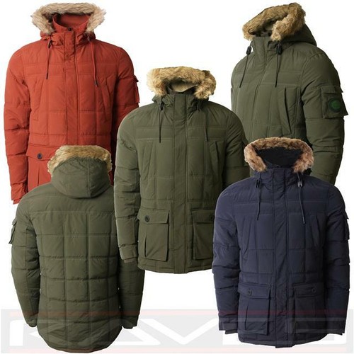 threadbare quilted parka jacket