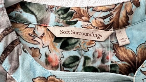 Soft Surrounding Blouse, NWT, Petite Large - Picture 4 of 6