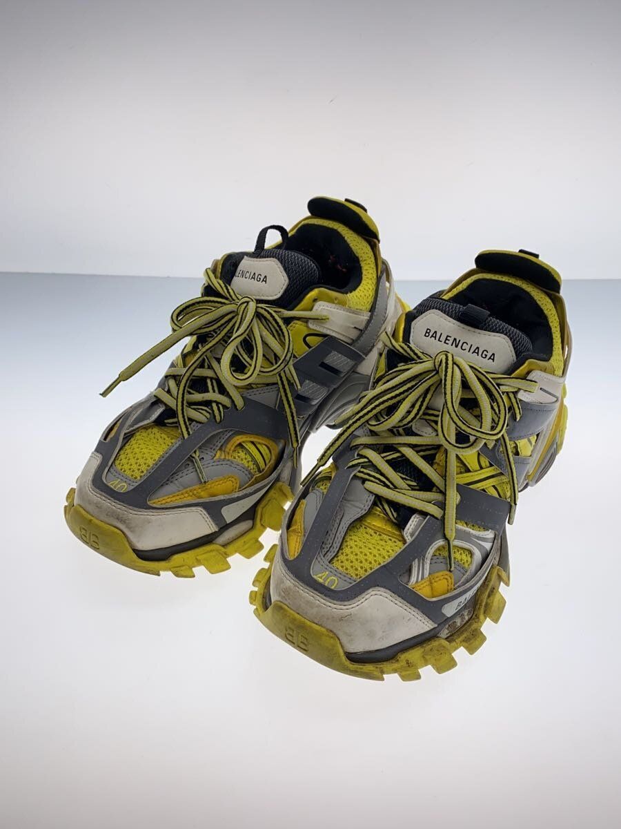BALENCIAGA Low Top Sneakers Track Trainer UK7 Yellow 542436 BALENCIAGA Low Top Sneakers Track Trainer UK7 Yellow 542436