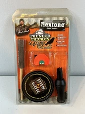 Flextone Thunder Chicken Turkey Call Combo Pack Mouth, Glass, Crow Calls Hunting