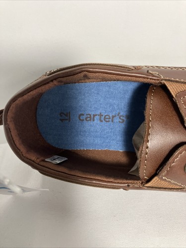 Carters Toddler Boys Dress Boat Shoes Size 12 , (082) - Picture 6 of 7