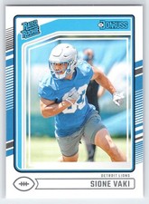 Sione Vaki - 2024 Donruss #332 - Rookie - Detroit Lions