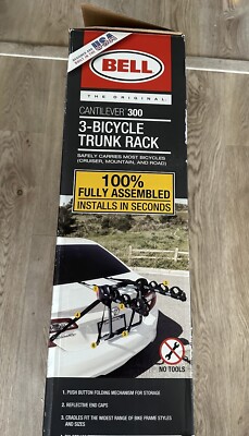 Bell Cantilever 300 3-Bike Trunk Rack Black