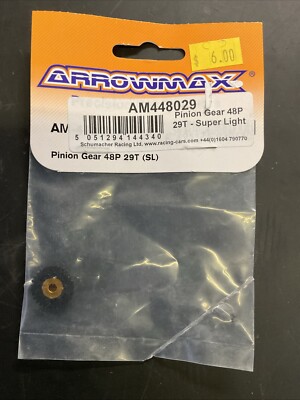 Arrowmax Super Light Molded Composite 48P Pinion Gear (3.17mm Bore) 29T AM448029