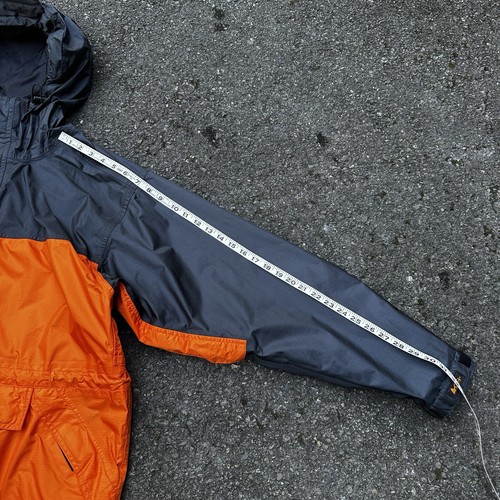 REI VTG Gore-Tex Orange GTX Shell Paclite Waterproof Jacket Mens Medium Black - Picture 12 of 18