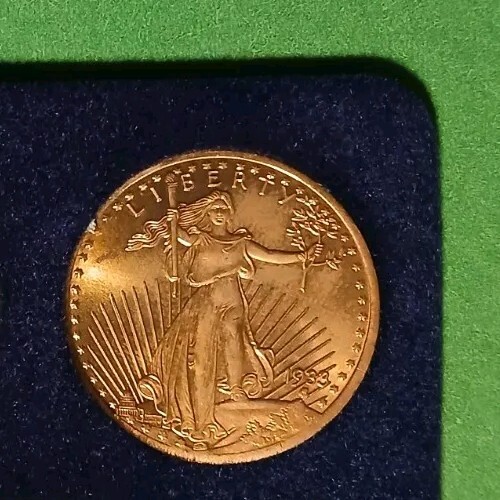 1933 ST. GAUDENS $20 DOUBLE EAGLE AMERICAN TRIBUTE 3 COIN TOKEN SET ! - Picture 5 of 12