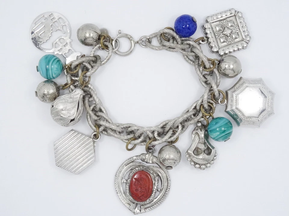 PULSERA CON DIJE GRUESO VINTAGE FIRMADA ACCESSOCRAFT NYC Foto 2 de 4