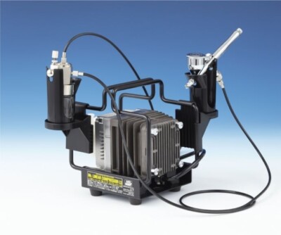 GSIクレオスMr. LINEAR COMPRESSOR SYSTEM L5 GSI Creos Linear Compressor L5 / Airbrush Regulator Set for