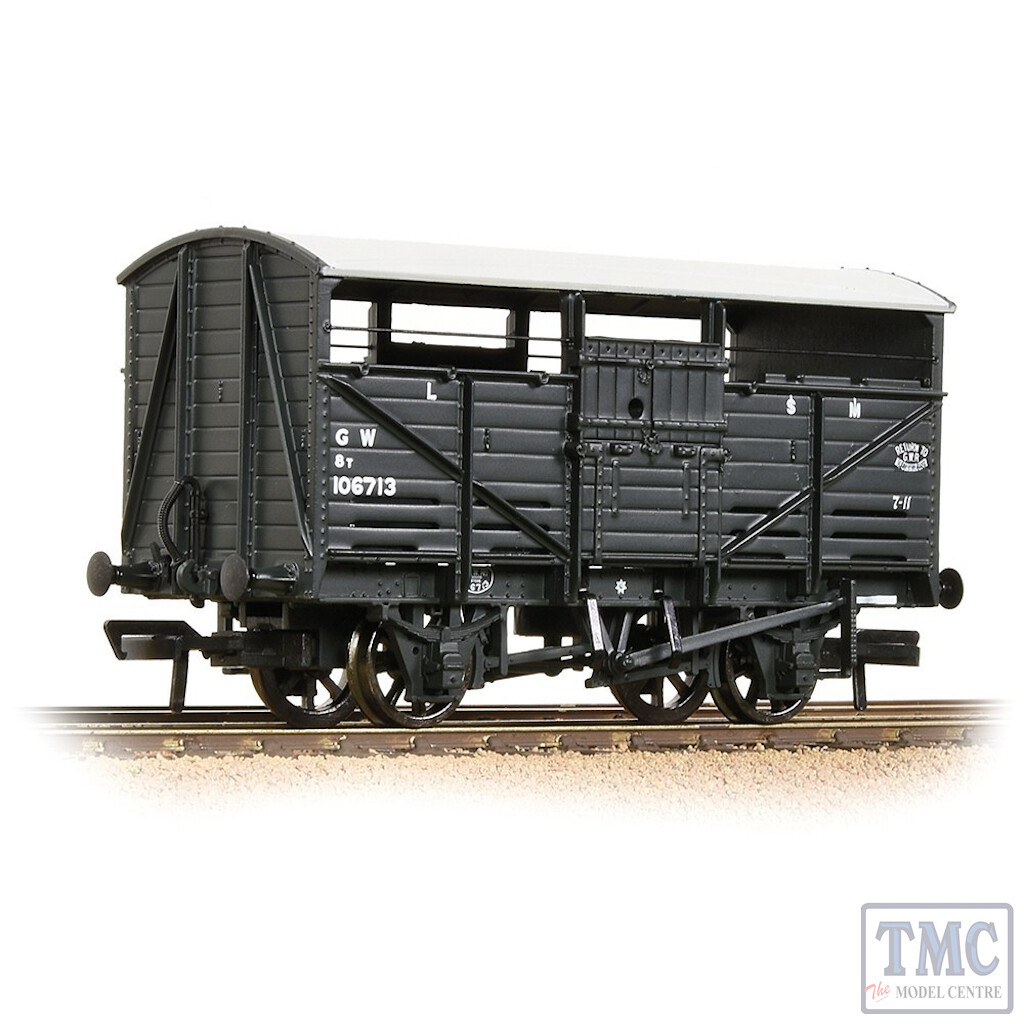 8T Cattle Wagon GWR Grey 8T Cattle Wagon GWR Grey