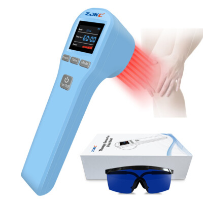 ZJKC 650nm+808nm Cold Laser Treatment LLLT Therapy Device for Body Pain Relief