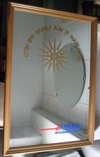 Kneipenspiegel Werbespiegel Pubmirror Makedonia Sonne Athena Griechenland Greece