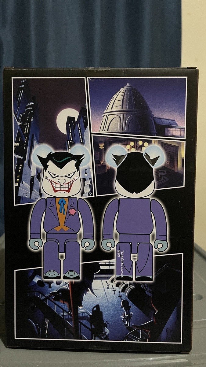 BE@RBRICK THE JOKER ANIMATED 100% & 400% Bearbrick Medicom Toy