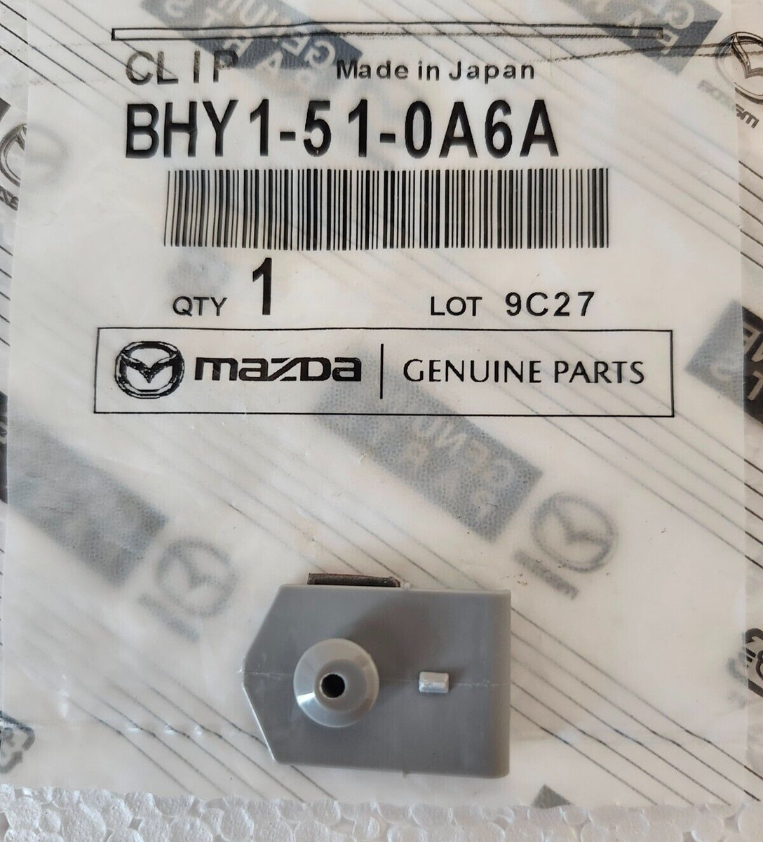 New Genuine 2014 - 2024 OEM Mazda Lower Molding Retainer Clip