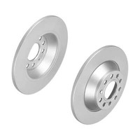 f.becker Bremsscheiben Voll Hinten Rechts Links FüR Audi A6 C6 Allroad