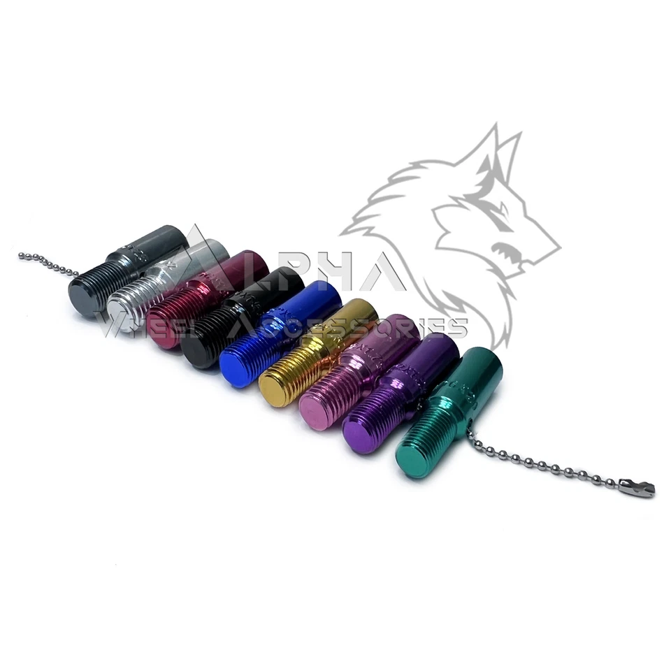 Juego de herramientas de calibre de paso de rosca de 9 piezas para tuercas de rueda pernos pernos comprobador de rosca Foto 3 de 4