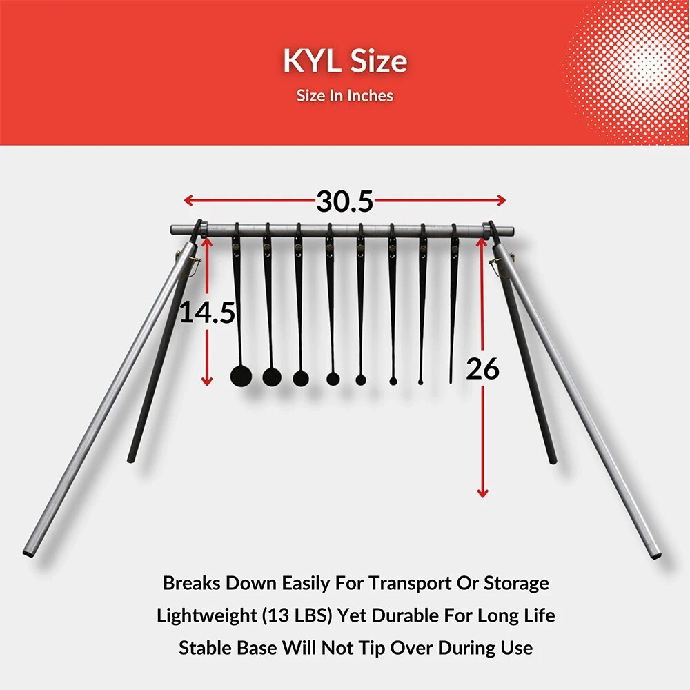 Kyl Steel Spinning Shooting Target Rimfire 22 Airgun Know Your Limits ...