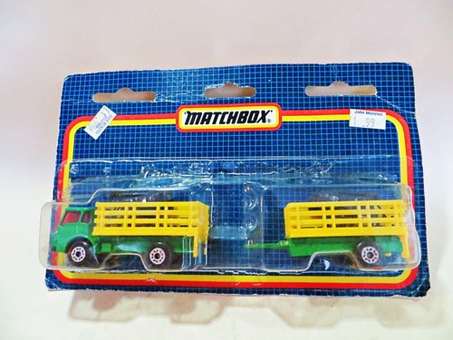 MATCHBOX SUPERFAST G1 'DODGE CATTLE TRUCK AND TRAILER' MIB/BOXED/BLISTER/CARDED