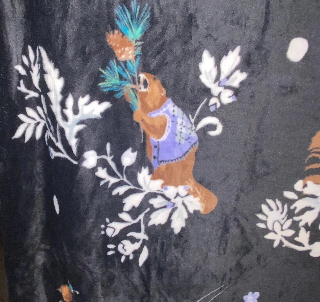 Vera Bradley Merry Mischief Plush Throw Blanket 50” X 80” 2020