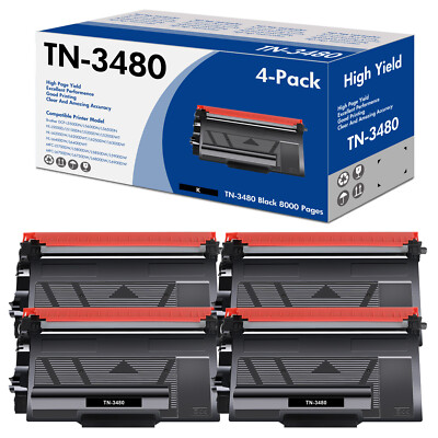 1-4x XXL Qualitäts Toner Compatible with Brother MFC-L6900DW MFC-L6900DWT TN3480