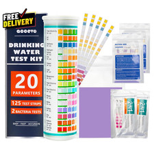 20 in 1 Complete Drinking Water Test Kits 125 Strips-Well Tap Home City Water...