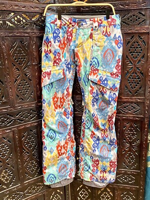 Burton Dayride Snowboard Pants XS Limited Edition Ski Colorful Womens RARE