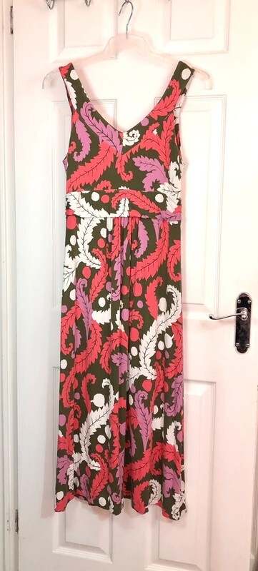 Boden Pink Multicoloured Patterned Sleeveless Mid… - image 16