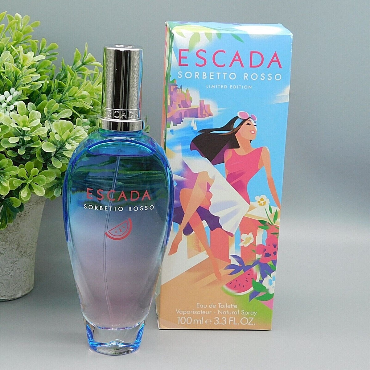 Escada Sorbetto Rosso Limited Edition Eau De Toilette Spray 3.3 oz