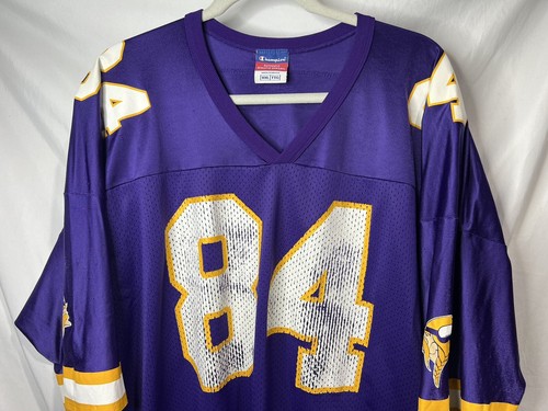 Vintage Champion Randy Moss 84 Minnesota Vikings NFL Jersey Mens Sz 52 Rare - Picture 2 of 14