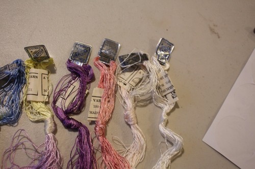 Varicor Luinha Variegated Embroidery Thread yarn 9 Skeins 15 meters each vintage - Picture 4 of 6