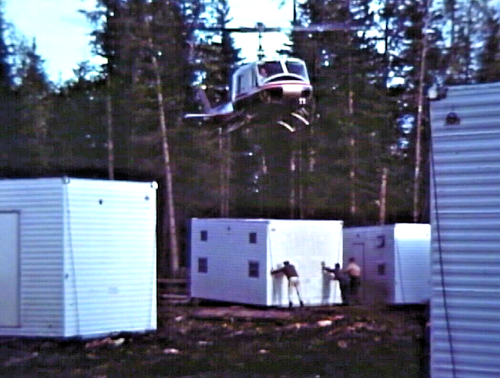 16mm Bell Film "The Fly-in Drill Rig" Bell 204B Iroquois Helicopter Very NICE - Picture 9 of 19