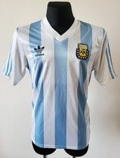 Vintage Argentina 1990 1991 Home Football Shirt Adidas Trefoil Size 38-40 M