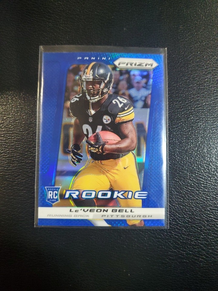 2013 Panini Prizm Leveon Bell Blue Prizm Rookie #259 Steelers Jets Chiefs