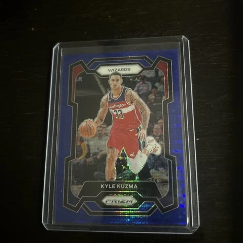 2023-24 Panini Prizm - Kyle Kuzma #25 Blue Seismic Prizm /99