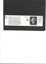 QE2 1981 £1.30p folded book Penny Black Left margin plain good perfs Perf E1 UMM