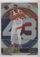 2021-22 Panini Select Select Numbers Silver Prizm Pascal Siakam #14 o3n
