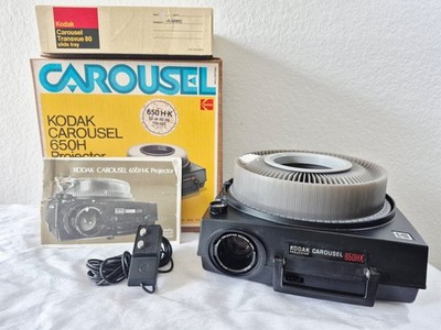 Rebuilt Kodak Carousel 650HK Slide Projector Fully Functional See Video 184