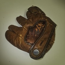 Vintage Hutch Leather Baseball Glove Connie Ryan 1950's? Kids?