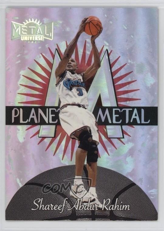 1997-98 Metal Universe Planet Metal Shareef Abdur-Rahim #9PM 1u27