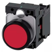 Siemens 3SU1100-0AB20-1CA0 Drucktaster 22Mm Rund Rot 1OE